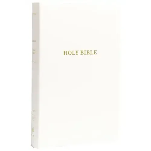 KJV, Gift and Award Bible, Imitation Leather, White, Red Letter Edition - Imitation Leather