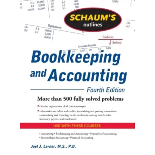Schaum's Outline of Bookkeeping and Accounting - Paperback
