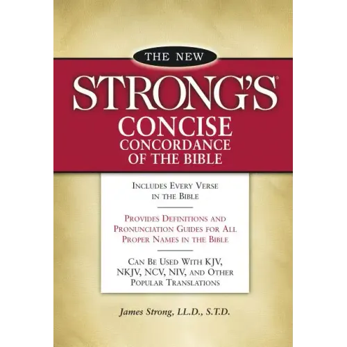 New Strong's Concise Concordance of the Bible - Paperback