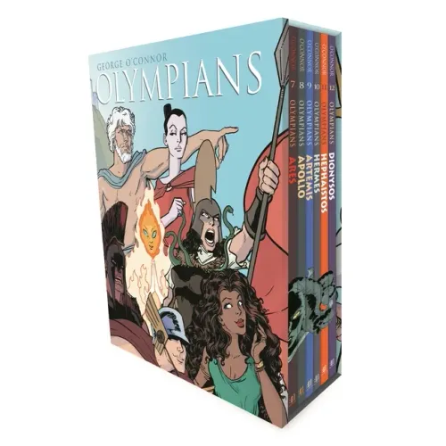 Olympians Boxed Set Books 7-12: Ares, Apollo, Artemis, Hermes, Hephaistos, and Dionysos - Hardcover
