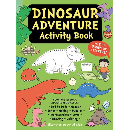 Dinosaur Adventure Activity Book - Paperback