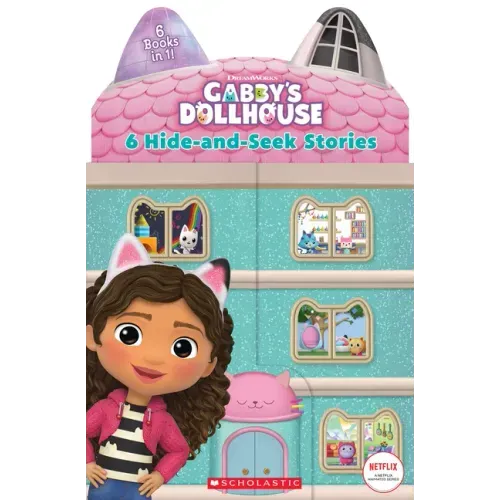 6 Hide-And-Seek Stories (Gabby's Dollhouse Novelty Book) - Paperback