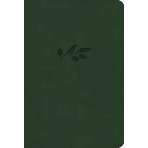 NASB Large Print Compact Reference Bible, Olive Leathertouch - Imitation Leather