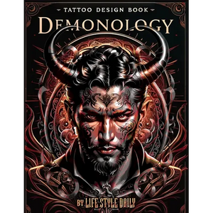 Tattoo Design Book - Demonology: A Comprehensive Exploration of Crafting Demonic Tattoos Inspired by Ancient Lore - Paperback
