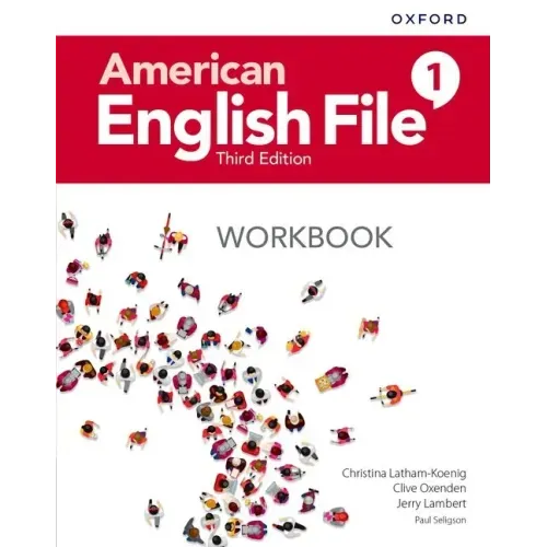 American English File 3e Workbook 1 - Paperback