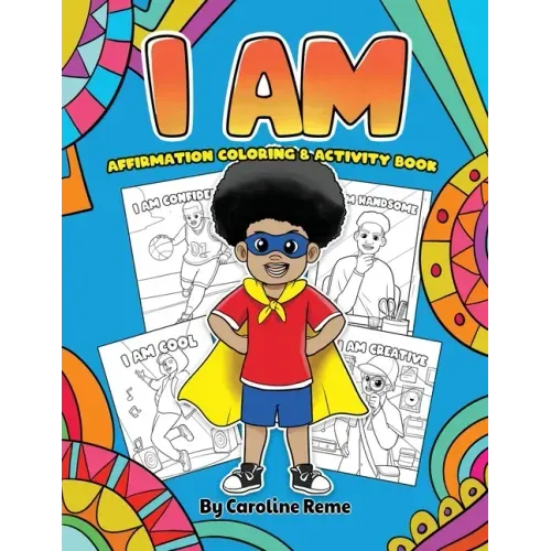 I AM affirmation coloring and activity book