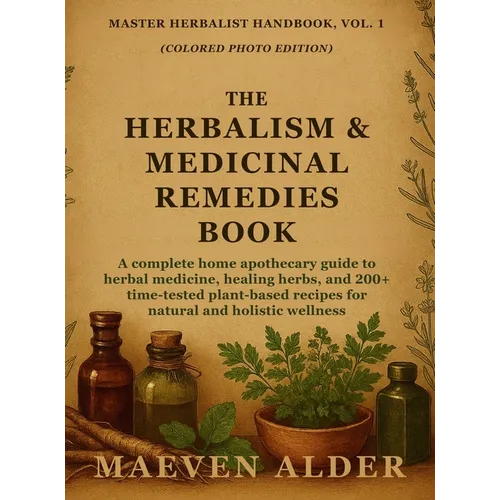 The Herbalism & Medicinal Remedies Book: A Complete Home Apothecary Guide to Herbal Medicine, Healing Herbs, and 200+ Time-Tested Plant-Based Recipes - Hardcover