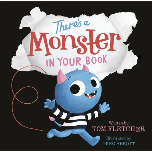 There's a Monster in Your Book: A Funny Monster Book for Kids and Toddlers - Hardcover