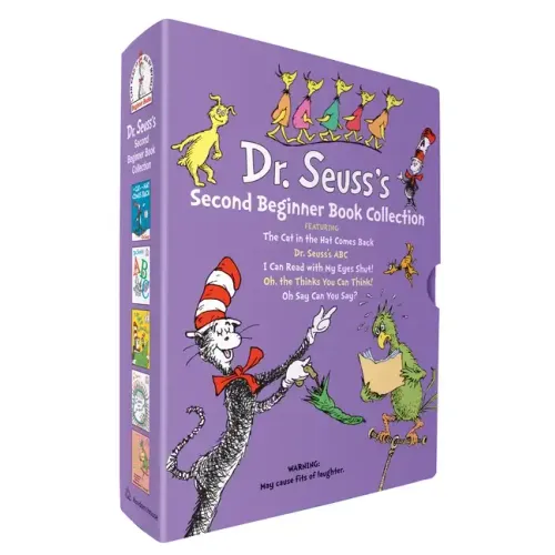 Dr. Seuss's Second Beginner Book Boxed Set Collection: The Cat in the Hat Comes Back; Dr. Seuss's Abc; I Can Read with My Eyes Shut!; Oh, the Thinks Y - Boxed Set