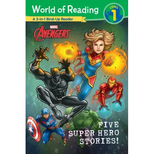 World of Reading: Five Super Hero Stories! - Paperback