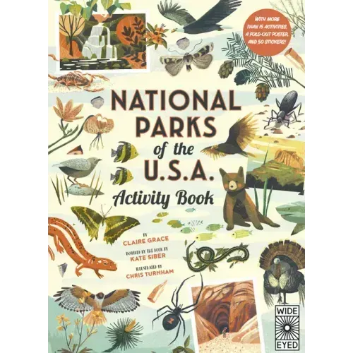 National Parks of the Usa: Activity Book: With More Than 15 Activities, a Fold-Out Poster, and 50 Stickers! - Paperback
