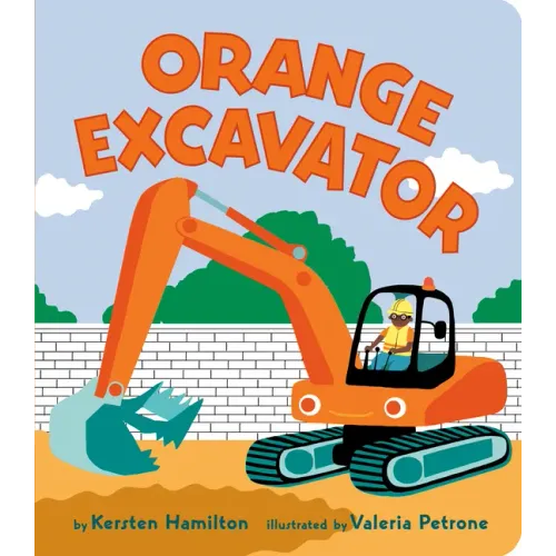 Orange Excavator - Board Book