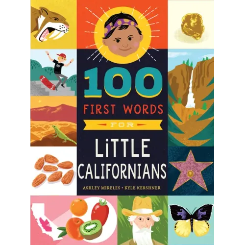 100 First Words for Little Californians - Board Book