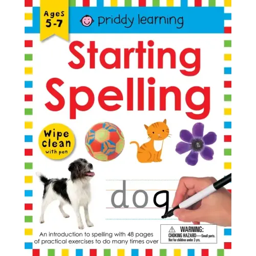 Wipe Clean Workbook: Starting Spelling: An Introduction to Spelling with 48 Pages of Practical Exercises to Do Again and Again - Spiral