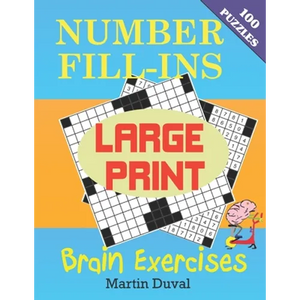 Number Fill-Ins Brain Exercises - Paperback