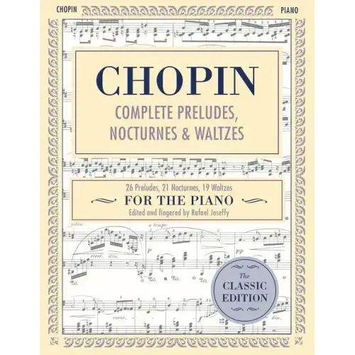 Complete Preludes, Nocturnes & Waltzes: 26 Preludes, 21 Nocturnes, 19 Waltzes for Piano (Schirmer's Library of Musical Classics) - Paperback