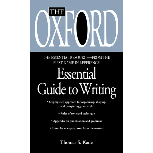 The Oxford Essential Guide to Writing - Mass Market Paperbound