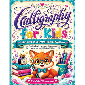 Calligraphy for Kids: Handwriting Learning Practice Workbook Tracing Book, Homeschool Adventure in Lettering and Alphabet Writing - Paperback
