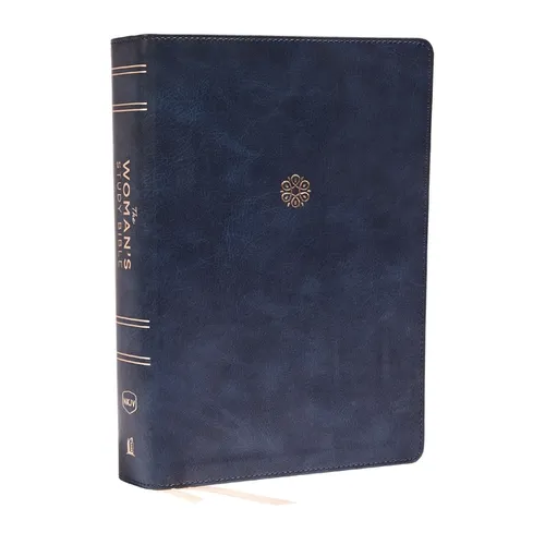 The Nkjv, Woman's Study Bible, Leathersoft, Blue, Full-Color: Receiving God's Truth for Balance, Hope, and Transformation - Imitation Leather