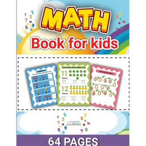 Math Activity Book for Kids: Math Activities for Kids, Math Book for Children - Paperback