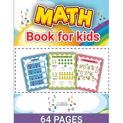 Math Activity Book for Kids: Math Activities for Kids, Math Book for Children - Paperback
