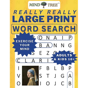 Really Really Large Print Word Search: Hard Word Search For Adults and Kids 10+, Great Wordsearch Books to Exercise Your Mind, for Baby Boomers - Ever - Paperback