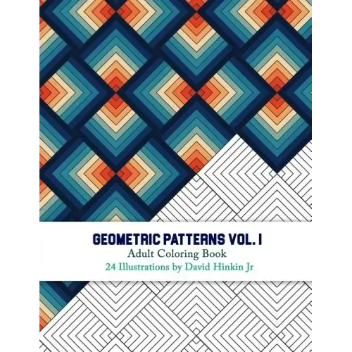 Geometric Patterns - Adult Coloring Book Vol. 1 - Inkcartel - Paperback