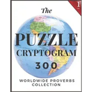 Puzzle Cryptogram: Worldewide Proverbs Collection - Cryptograms Solving Puzzle Books for Adults and Seniors Large Print - Paperback