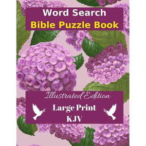 Word Search Bible Puzzle: Illustrated Edition Large Print - Paperback