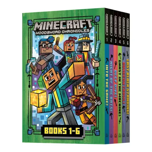 Minecraft Woodsword Chronicles: The Complete Series: Books 1-6 (Minecraft Woodsword Chronicles) - Hardcover