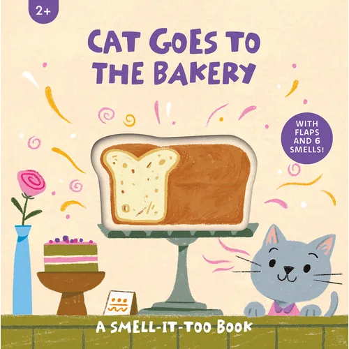 Cat Goes to the Bakery - Board Book