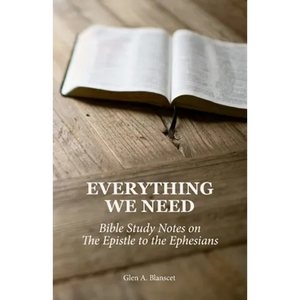 Everything We Need: Bible Study Notes on the Epistle to the Ephesians - Paperback