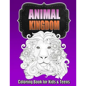 Animal Coloring Book for Older Kids & Teens Perfect for Boys & Girls: Unique Teen Coloring Book with Zentangle & Mandala Animal Patterns for Hours of - Paperback