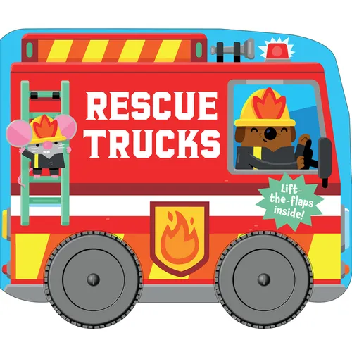Spin & Lift: Rescue Trucks - Paperback