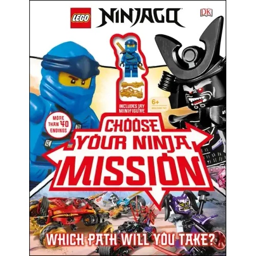 Lego Ninjago Choose Your Ninja Mission: With Ninjago Jay Minifigure - Hardcover