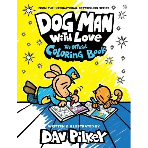 Dog Man with Love: The Official Coloring Book - Paperback