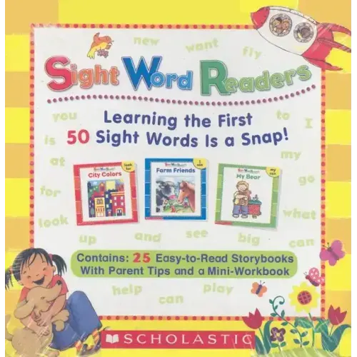 Sight Word Readers: Learning the First 50 Sight Words Is a Snap! [With Mini-Workbook] - Boxed Set