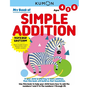 Kumon My Book of Simple Addition: Revised Ed - Paperback