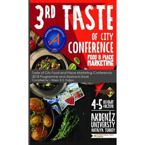Taste of City Food and Place Marketing Conference 2018 Programme and Abstracts Book - Paperback