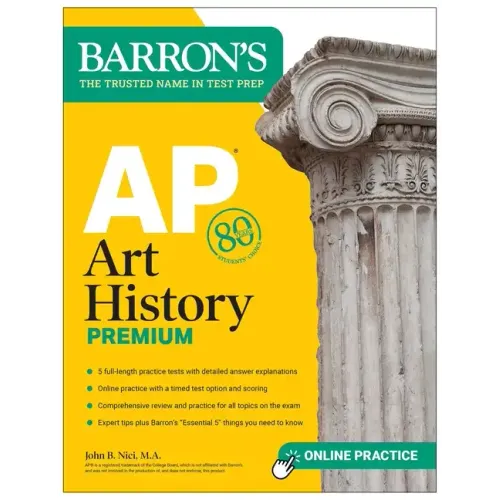 AP Art History Premium, Sixth Edition: Prep Book with 5 Practice Tests + Comprehensive Review + Online Practice - Paperback