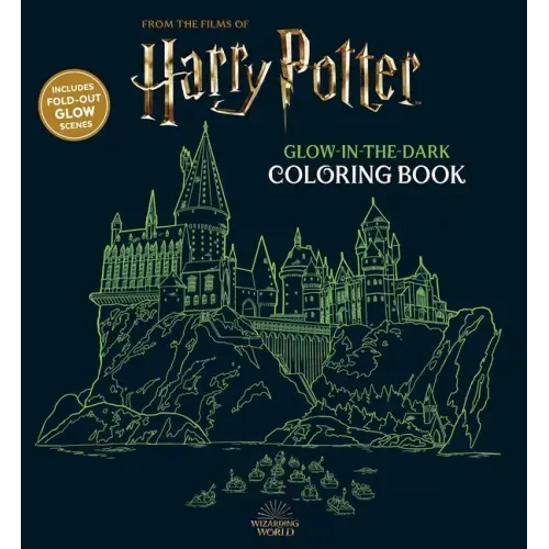 Harry Potter Glow-In-The-Dark Coloring Book - Paperback