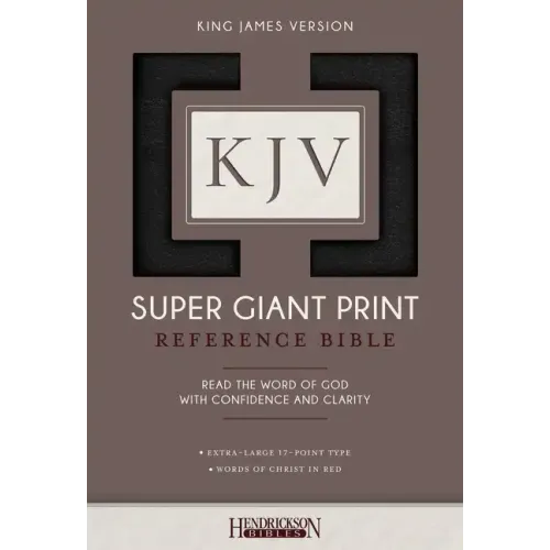 KJV Super Giant Print Bible - Imitation Leather