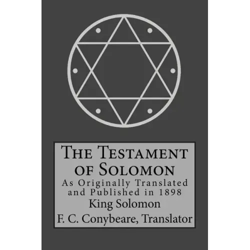The Testament of Solomon - Paperback