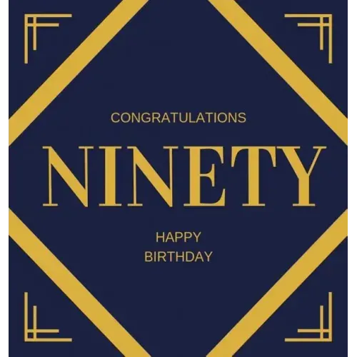 Happy 90th Birthday Guest Book (Hardcover): Happy 90th Birthday Guest book, party and birthday celebrations decor, memory book, ninety birthday, happy - Hardcover