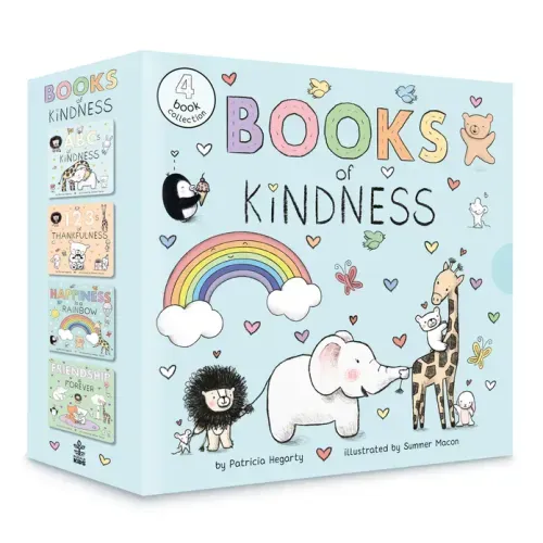 Books of Kindness: ABCs of Kindness; 123s of Thankfulness; Happiness Is a Rainbow; Friendship Is Forever - Hardcover