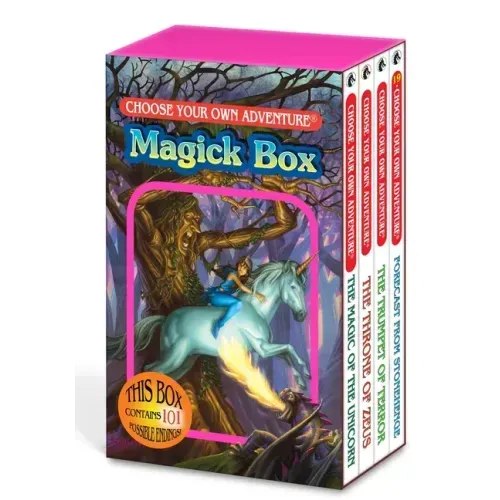 Choose Your Own Adventure 4-Book Boxed Set Magick Box (the Magic of the Unicorn, the Throne of Zeus, the Trumpet of Terror, Forecast from Stonehenge) - Paperback