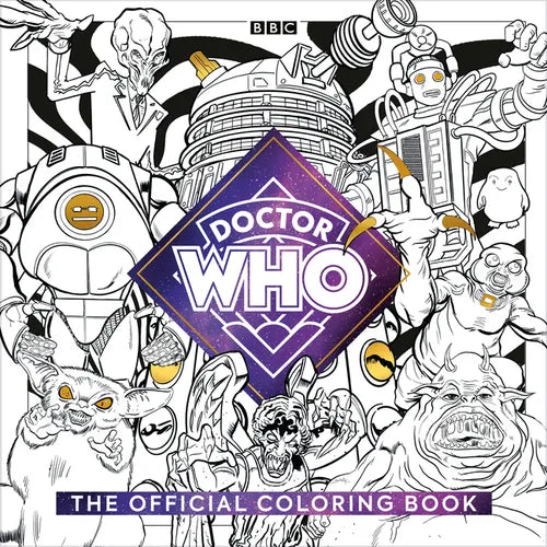 The Official Doctor Who Coloring Book - Paperback