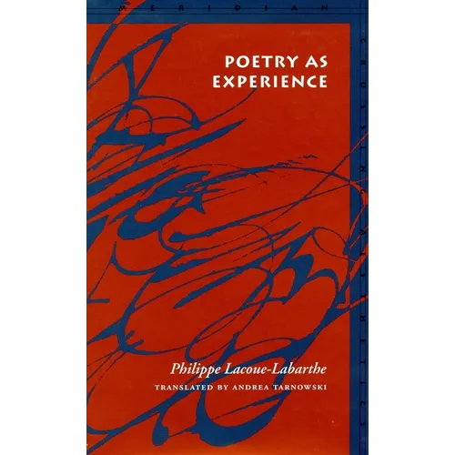 Poetry as Experience - Paperback