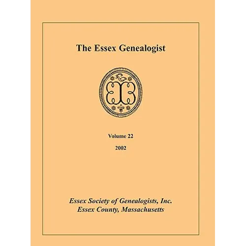 The Essex Genealogist, Volume 22, 2002 - Paperback