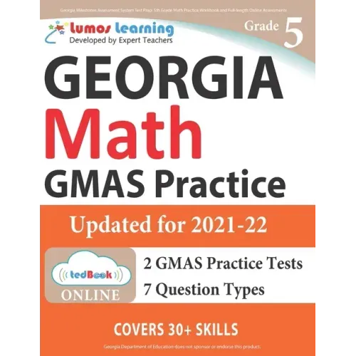 Georgia Milestones Assessment System Test Prep: 5th Grade Math Practice Workbook and Full-length Online Assessments: GMAS Study Guide - Paperback